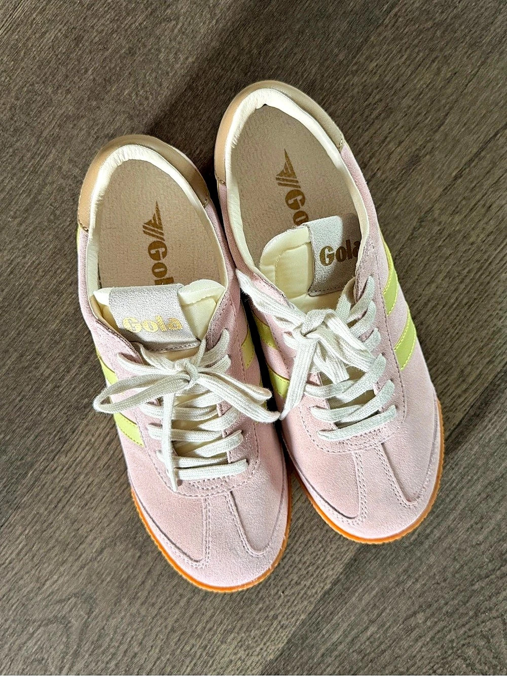 Gola CLB3538AE Women's Pink & Green Sneakers Like New